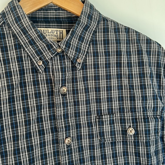 Duluth Trading Co Other - Duluth Trading Co Plaid Long Sleeve Cotton Button Down Shirt